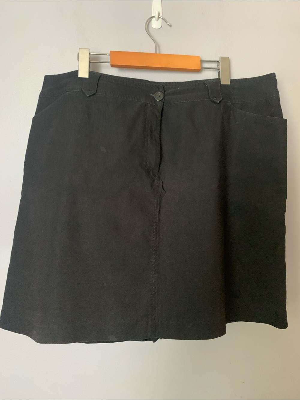 Reitmans Plus 18+ Black Skirt With Built in Shorts
